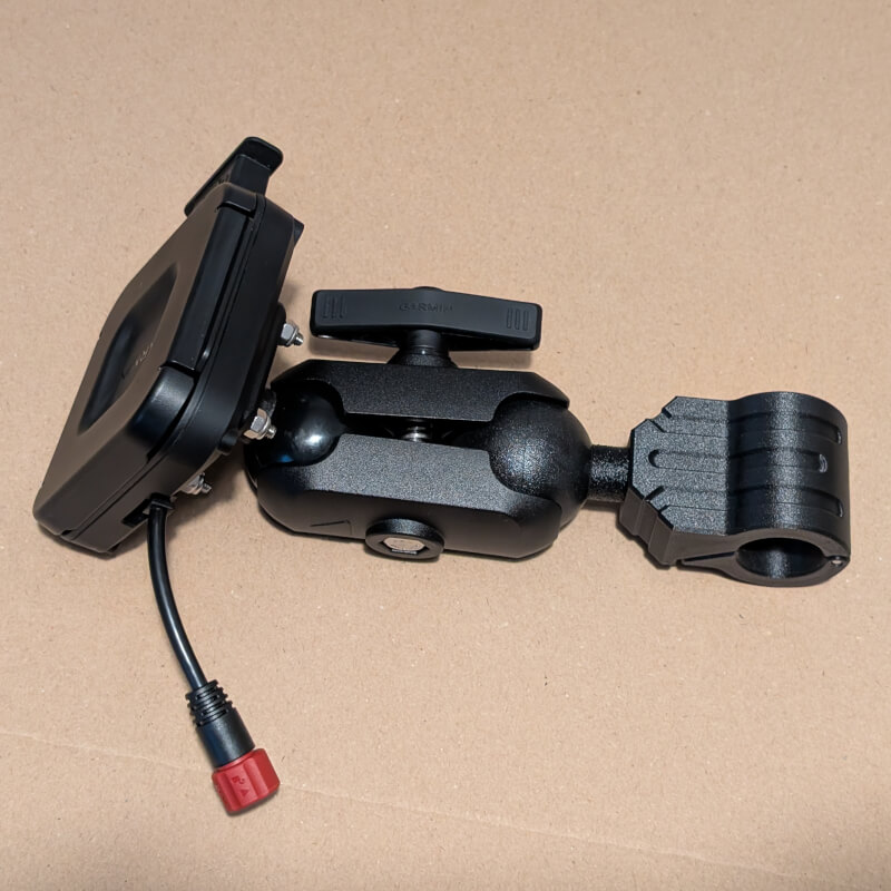 Montaż do nawigacji GARMIN na kierownicę motocykla