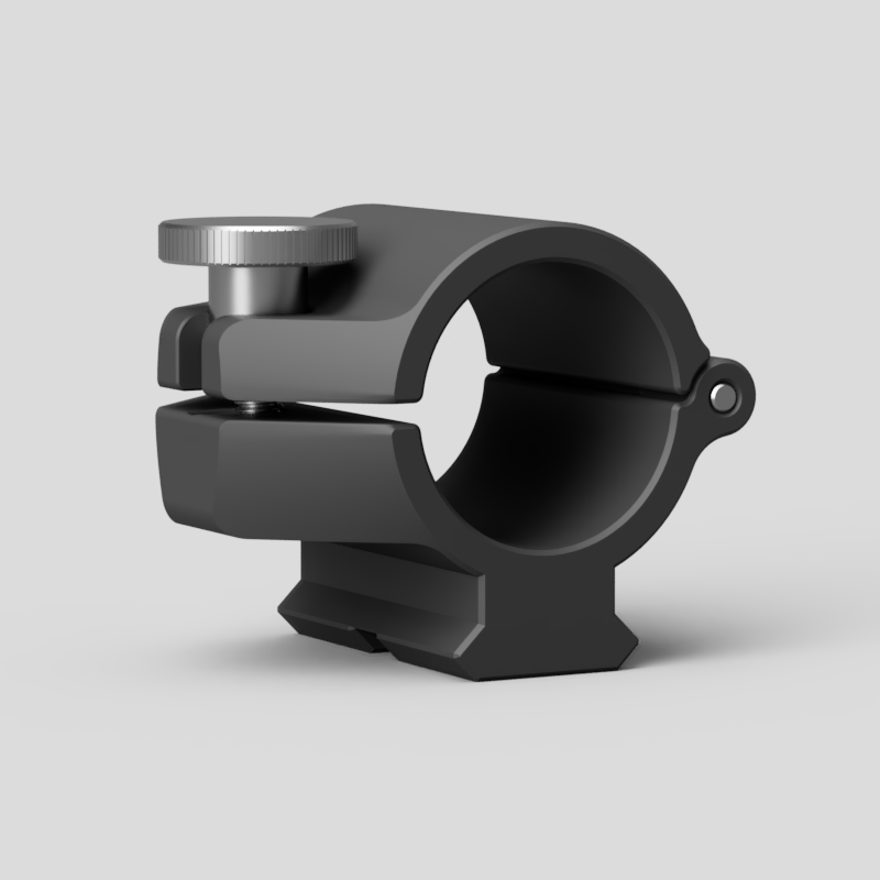 Obejma na lufę z szyną Picatinny