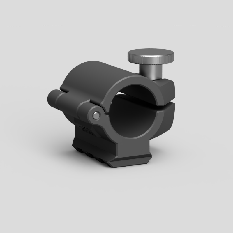 Obejma na lufę z szyną Picatinny (szybki montaż)